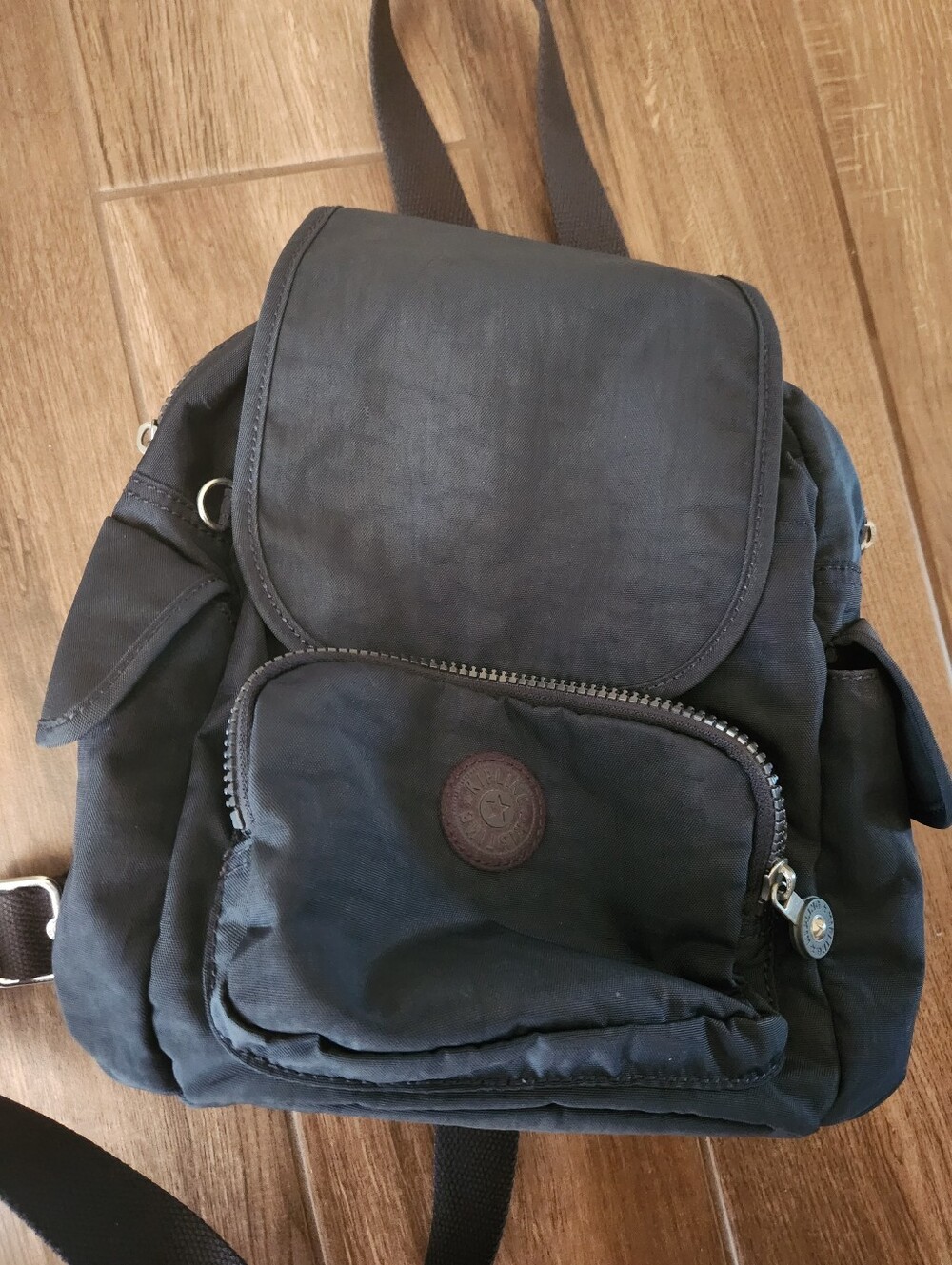 Kipling Mid Size Backpack Dark Navy Blue.